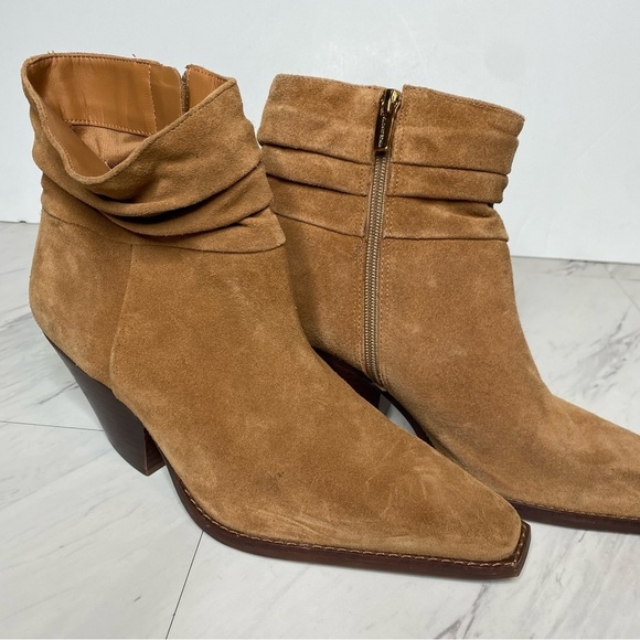 Vince Camuto Nerlinji Brown Suede Bootie 8 1/2 M - Picture 10 of 15